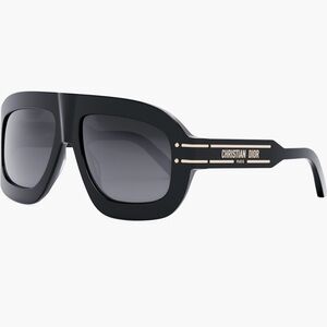 Christian Dior diorsignature m1u black aviator 58mm sunglasses